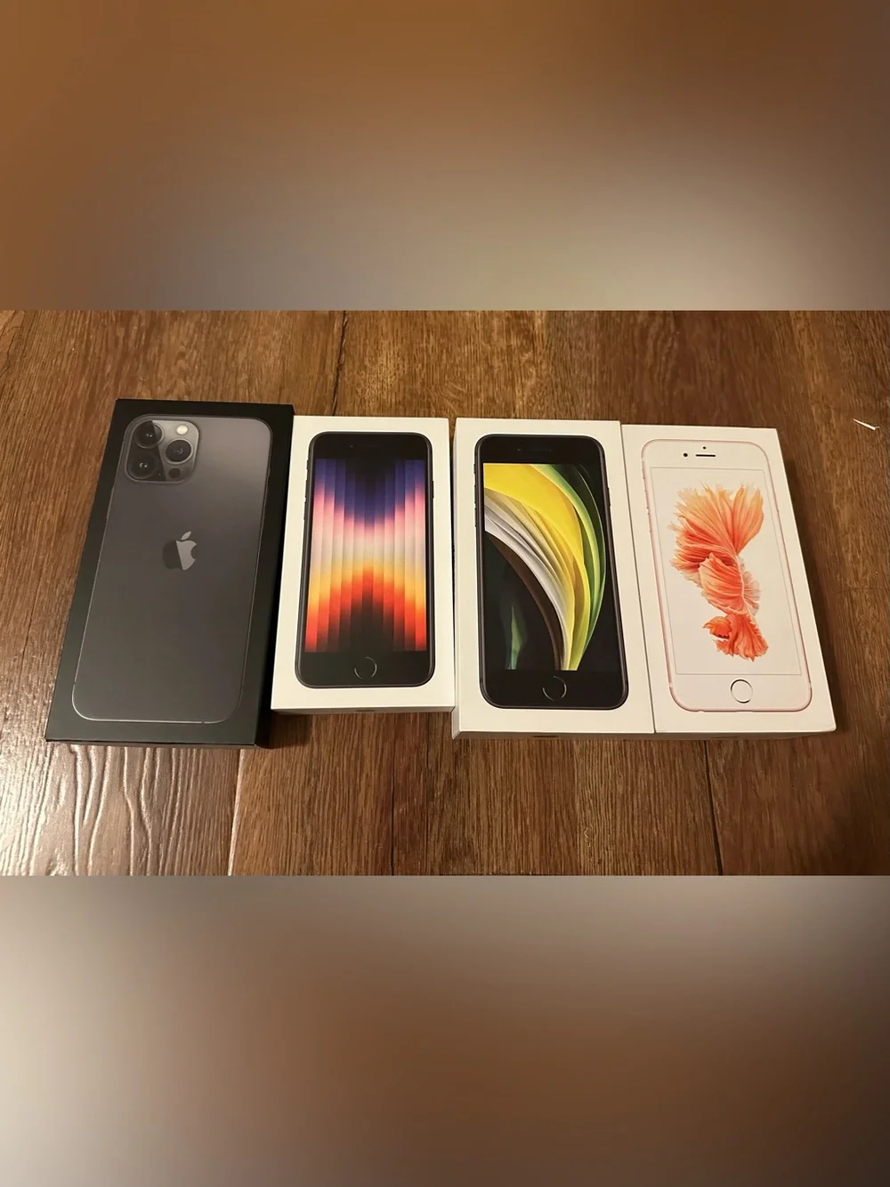 Lot Of 4, Apple iPhone Empty Boxes